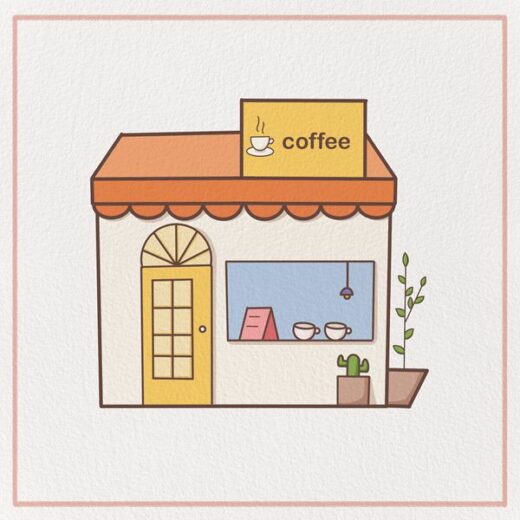 How to Draw a Coffee Shop Feature