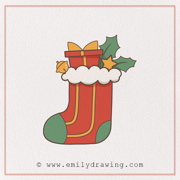 Preview of Christmas Stocking drawing