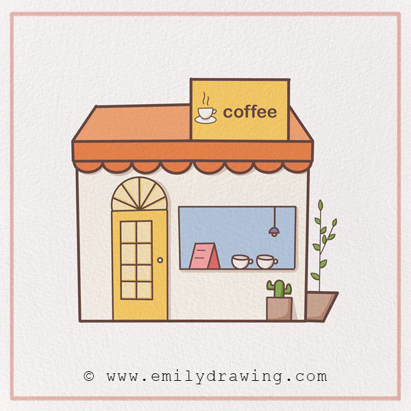 Preview of Coffee Shop drawing