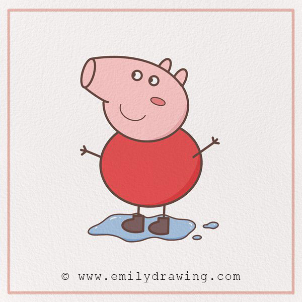 Preview of Peppa Pig drawing