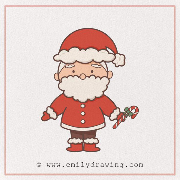 Preview of Santa Claus drawing