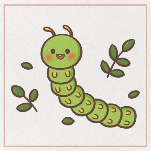 How to Draw a Caterpillar Feature