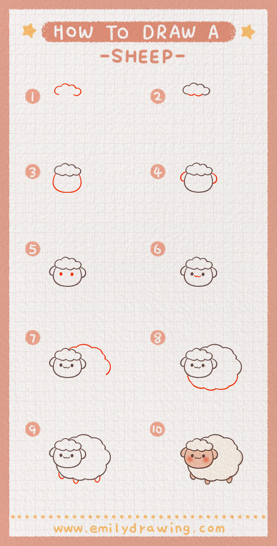 Preview of step by step sheep tutorial