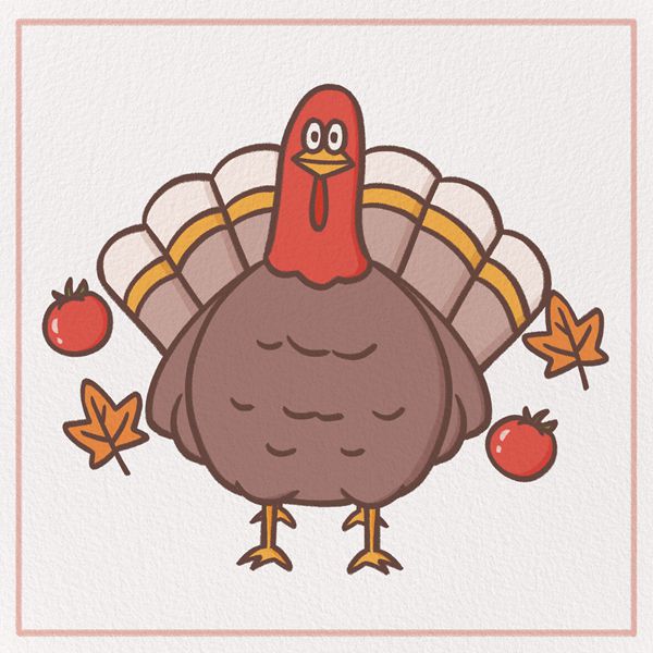 How to Draw a turkey Feature