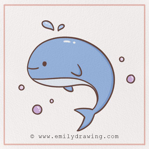 Preview of whale drawing