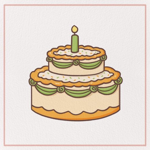 How to Draw a Birthday Cake Feature