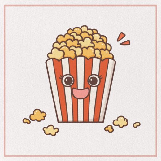 How to Draw a Popcorn Feature