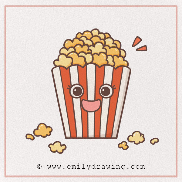 Preview of Popcorn drawing