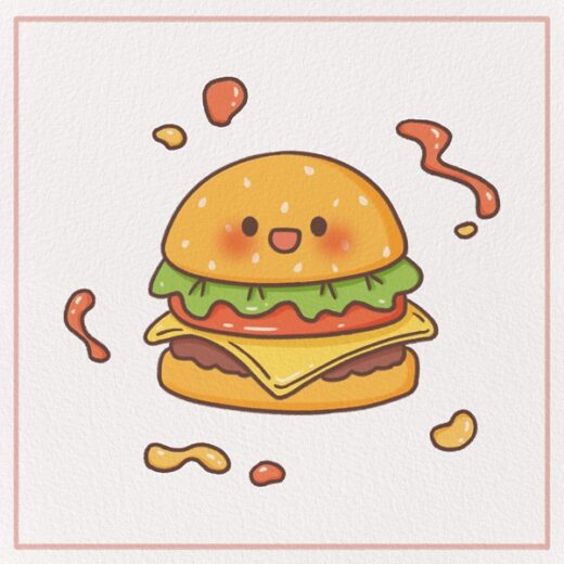 How to Draw a Hamburger Feature