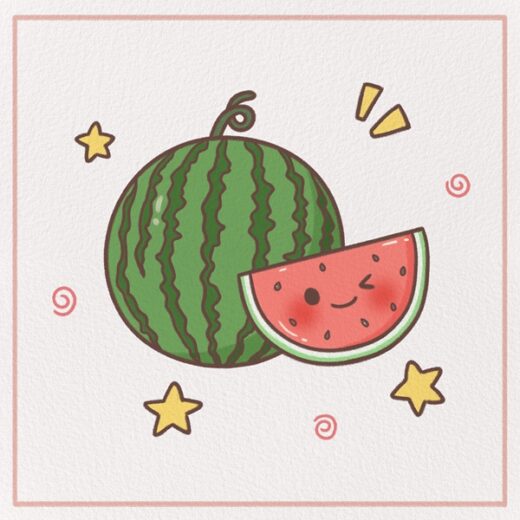 How to Draw a Watermelon Feature