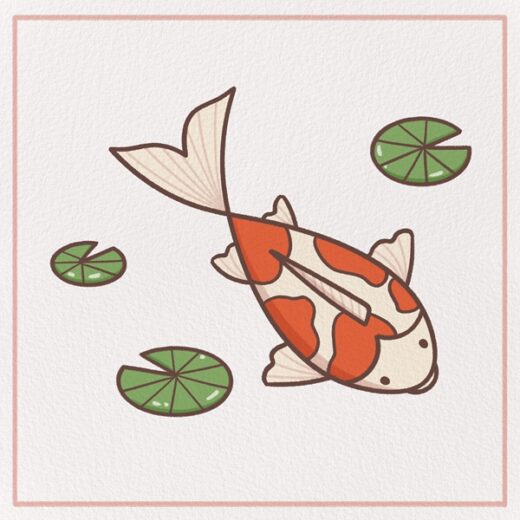 How to Draw a Koi Fish Feature