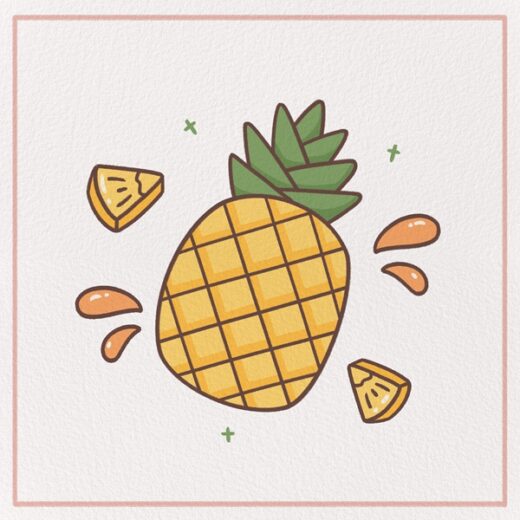 How to Draw a Pineapple Feature