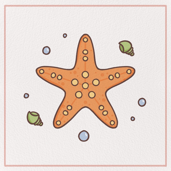 How to Draw a starfish Feature