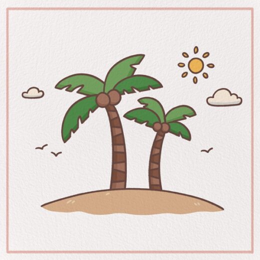 How to Draw a Palm Tree Feature