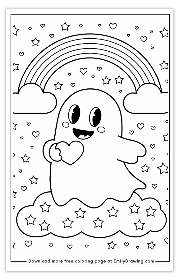 Free printable A Monster Family Having a Halloween Picnic coloring pages with PDF files for download and printing!