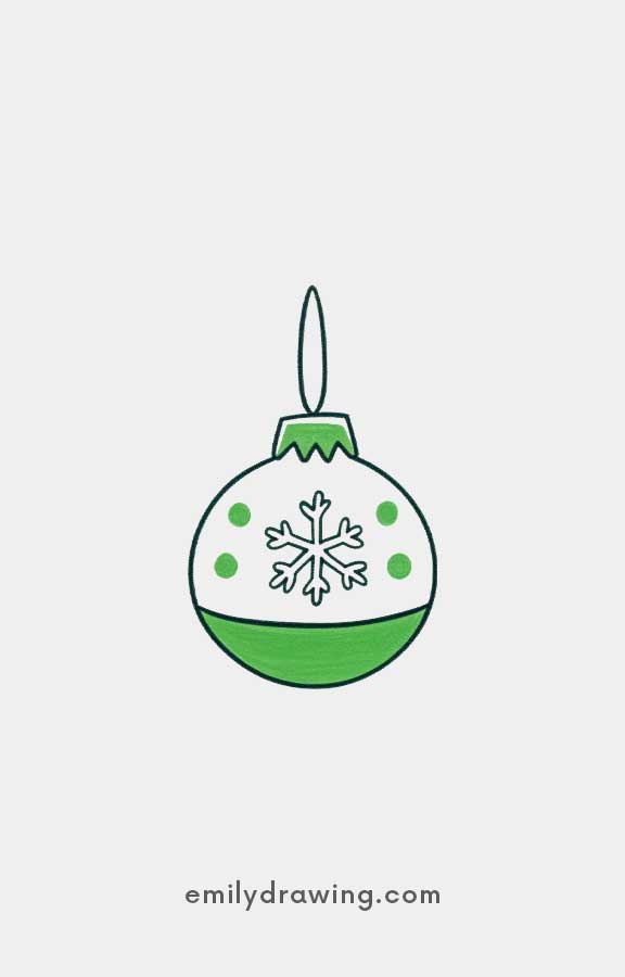 Christmas bauble - Easy Cute Christmas Drawing Ideas for kids