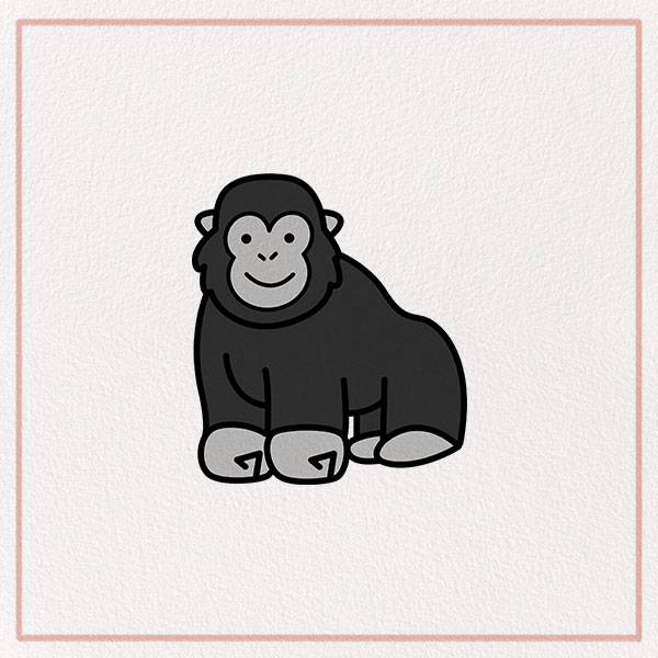 How to Draw a Gorilla Feature