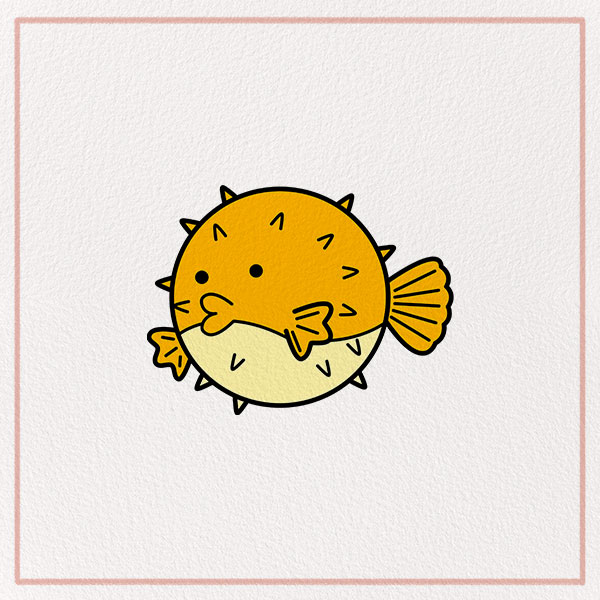 How to Draw a Puffer Fish Feature