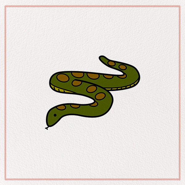 How to Draw an Anaconda Feature