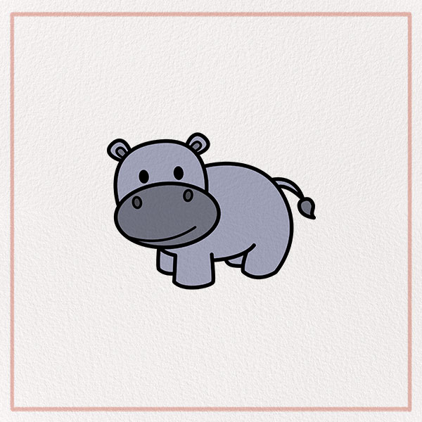 How to Draw a Hippo Feature