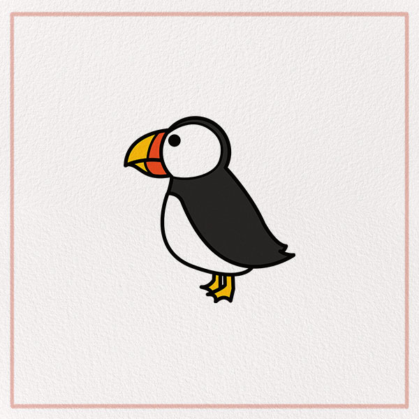 How to Draw a Puffin Feature